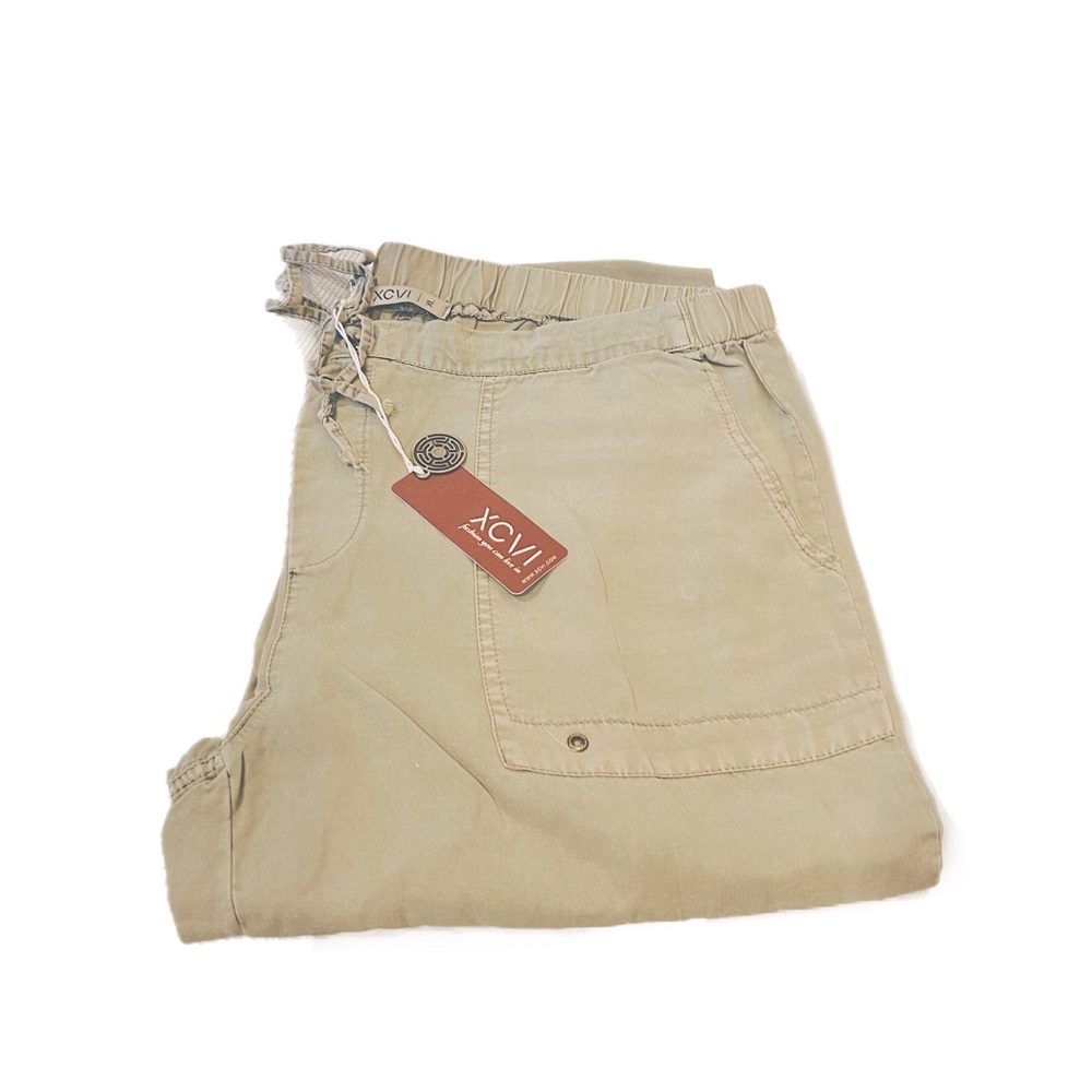 XCVI Carrick Ankle Pants, green wash - Picture 4 of 4